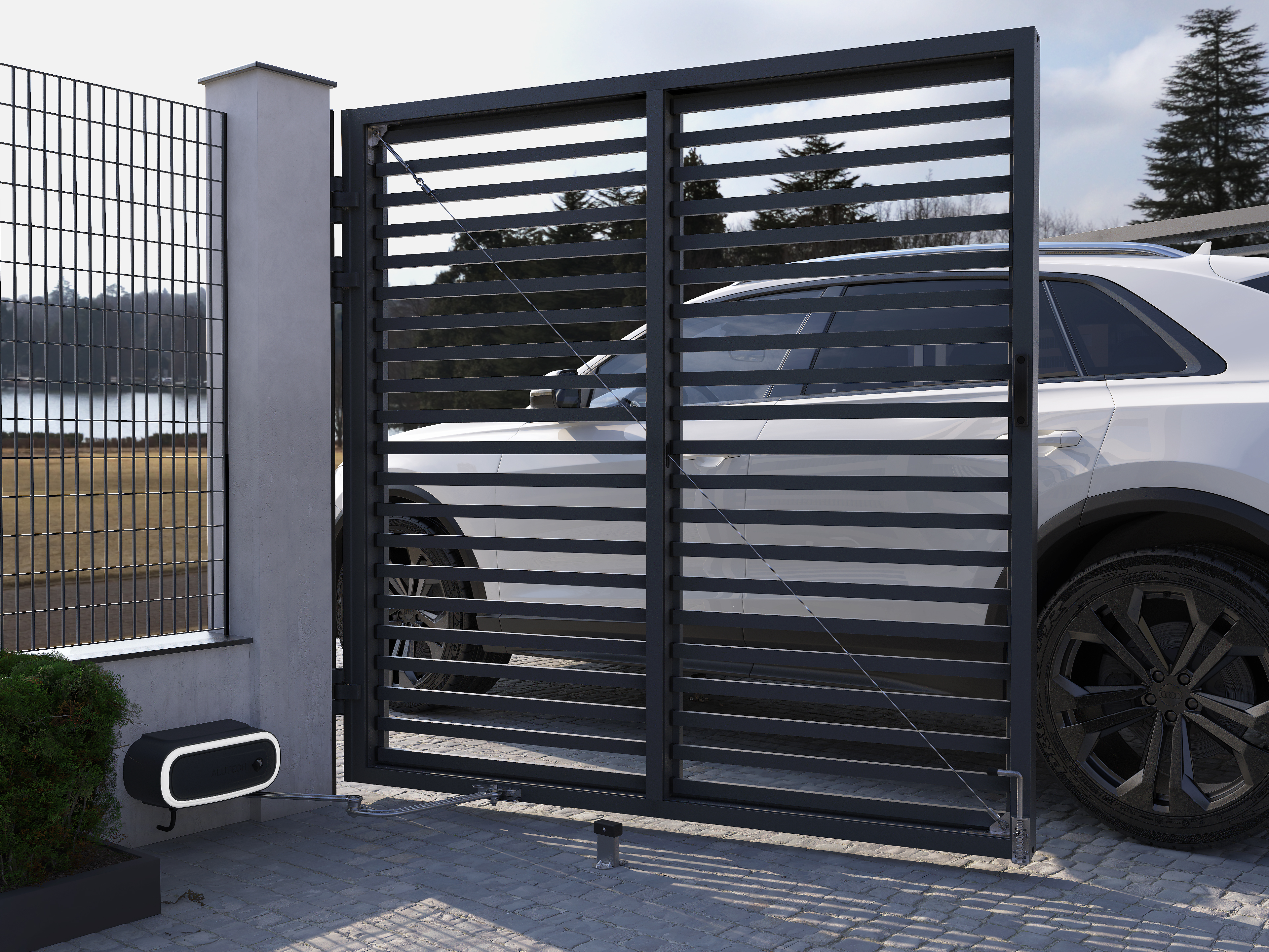 Комплект приводов для распашных ворот ALUTECH TWISTO TW-4000SKIT-N