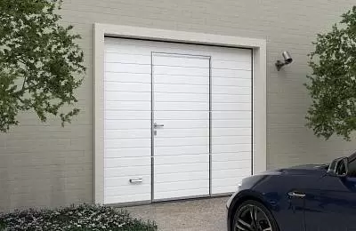 Гаражные ворота с калиткой серии Trend